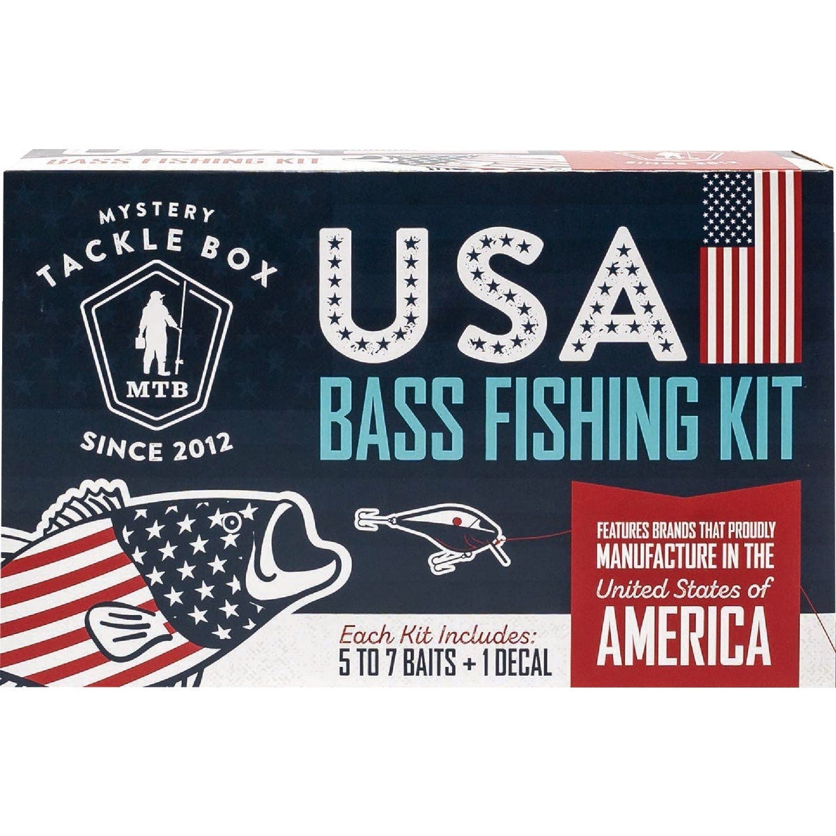 Mystery Tackle Box USA Bass Fishing Kit | True Value Hardware