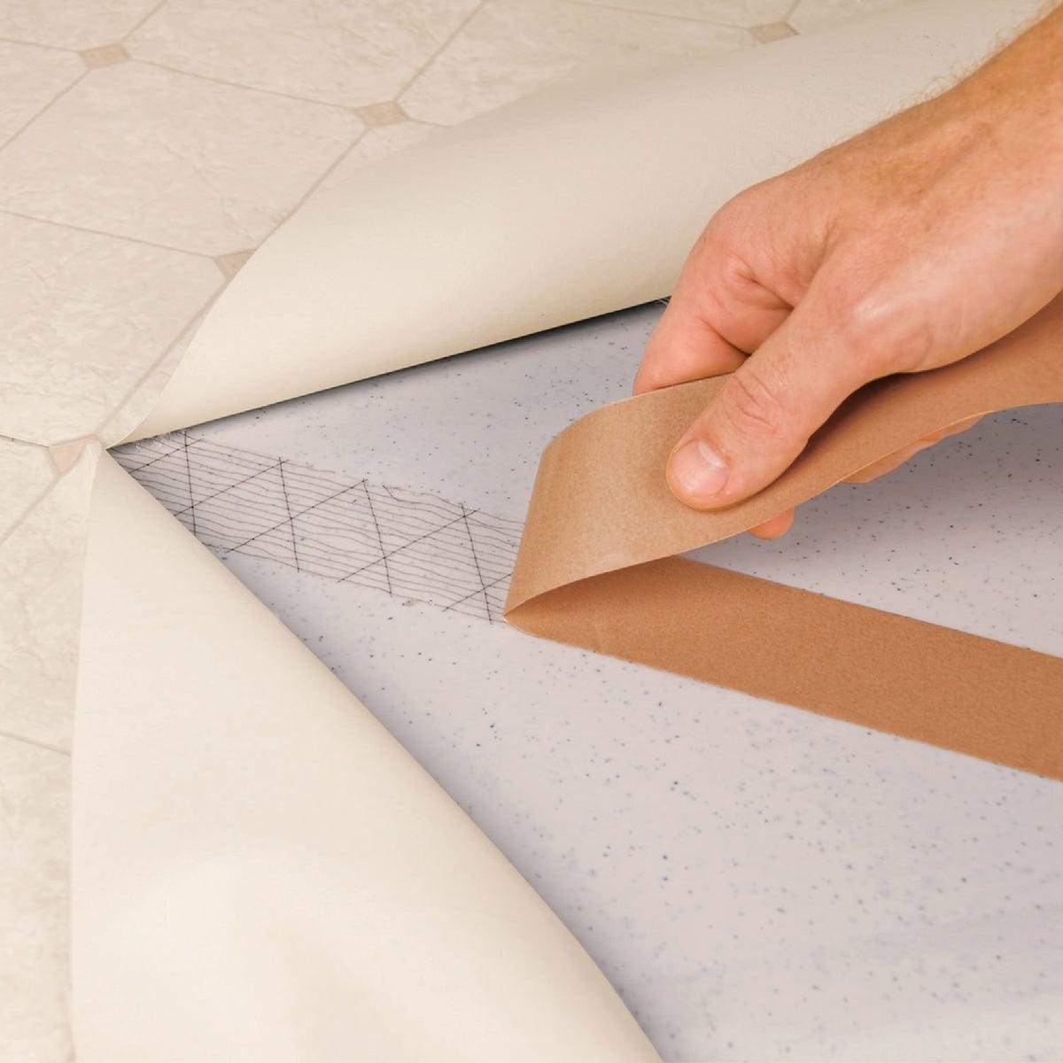 Roberts Max Grip 1-7/8 In. W x 50 Ft. L Vinyl Floor Installation Tape - photo 2 Roberts Max Grip 1-7/8 In. W x 50 Ft. L Vinyl Floor Installation Tape - photo 2