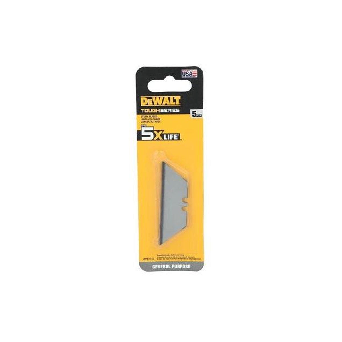 DeWalt Toughseries Carbide Utility Knife Blades (5-Pack)