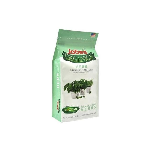 Jobe's 4 Lb. 4-4-3 Organic Herb Granular Fertilizer with Biozome