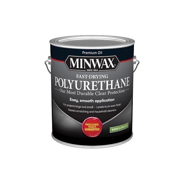 Minwax Fast Dry Ultra Flat Clear Polyurethane, 1 Gal.