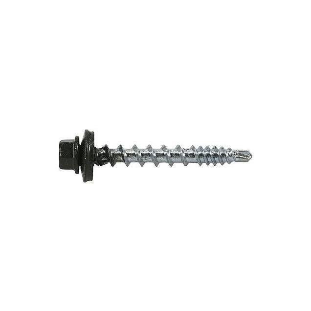 Hillman Power Pro #10 x 1.5 In. Black Metal to Wood Self-Drilling Roofing Screws - photo 2 Hillman Power Pro #10 x 1.5 In. Black Metal to Wood Self-Drilling Roofing Screws - photo 2