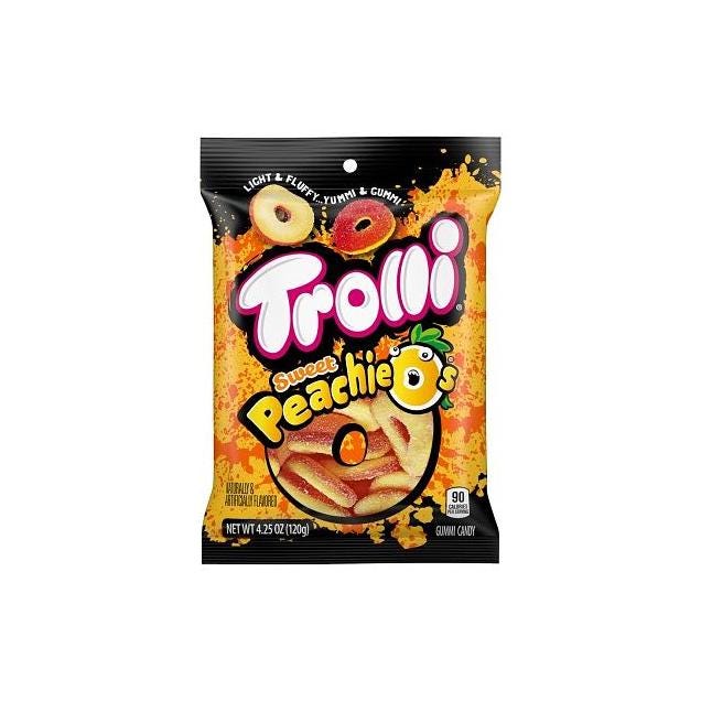 Trolli 4.25 Oz. Peach Peachie O's Gummy Rings Trolli 4.25 Oz. Peach Peachie O's Gummy Rings