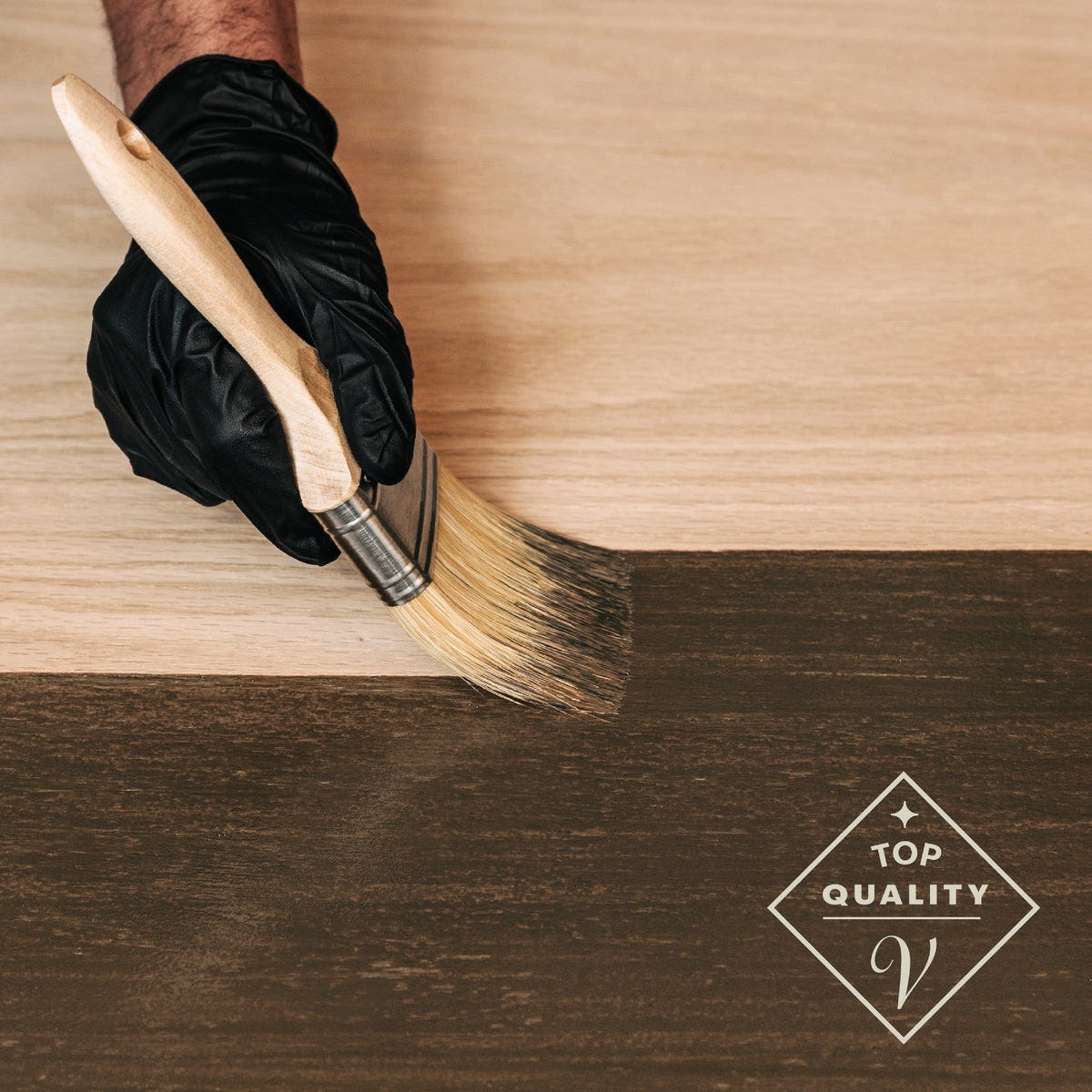 Varathane Fast Dry Ebony Wood Urethane Modified Alkyd Interior Wood Stain, 1 Qt. - photo 5