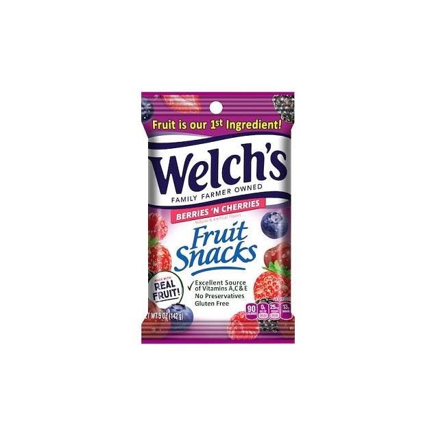 Welch's 2.25 Oz. Berries 'n Cherries Fruit Snacks - photo 2 Welch's 2.25 Oz. Berries 'n Cherries Fruit Snacks - photo 2