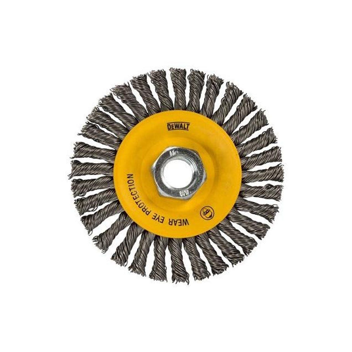 DeWalt Carbon Stringer Wire Wheel, 6 x 5/8 In. DeWalt Carbon Stringer Wire Wheel, 6 x 5/8 In.