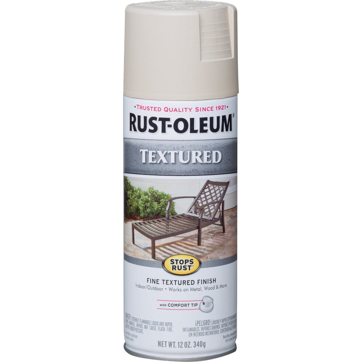 Rust-Oleum Stops Rust 12 Oz. Textured Finish Spray Paint, White - photo 2 Rust-Oleum Stops Rust 12 Oz. Textured Finish Spray Paint, White - photo 2