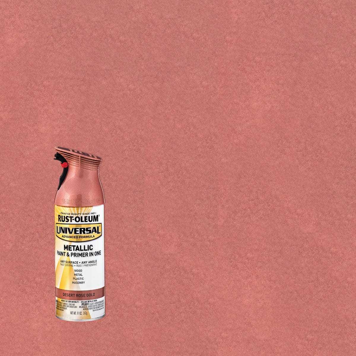 Rust-Oleum Universal 12 Oz. Metallic Desert Rose Gold Paint