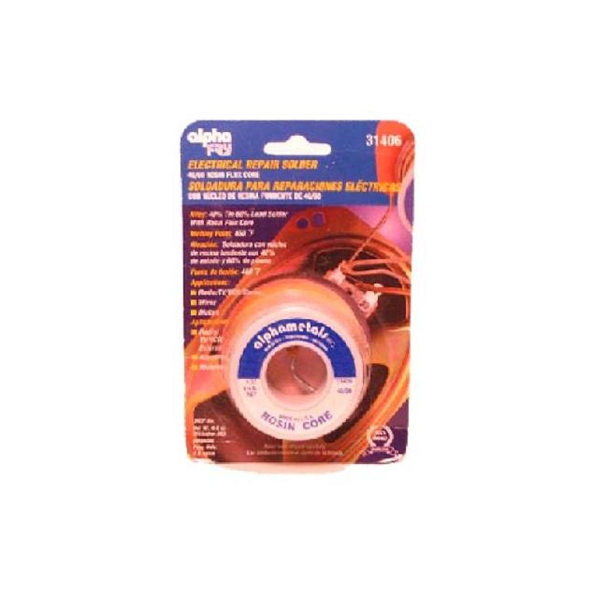 Alpha Metals 0.062 In. 1 Oz. Leaded Electrical Solder