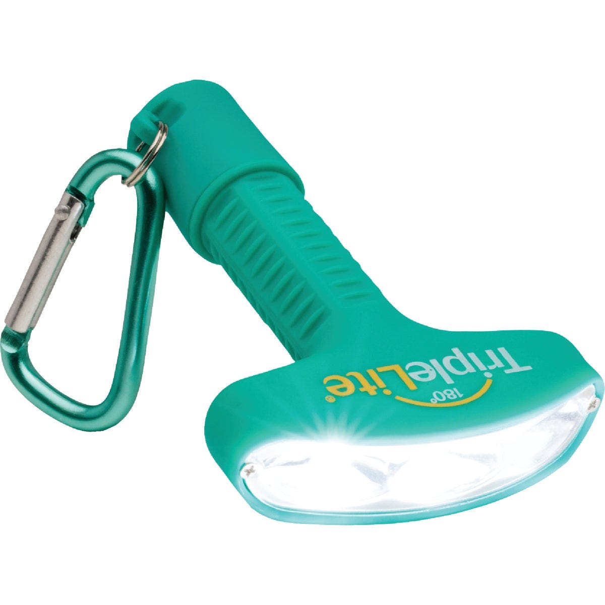 TripleLite 50 Lm. Teal 180 Deg Mini LED Flashlight with Carabiner - photo 2