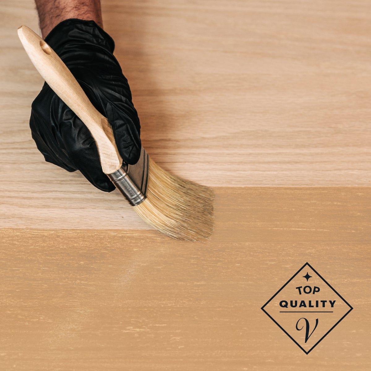 Varathane Fast Dry Honey Maple Urethane Modified Alkyd Interior Wood Stain, 1/2 Pt. - photo 5