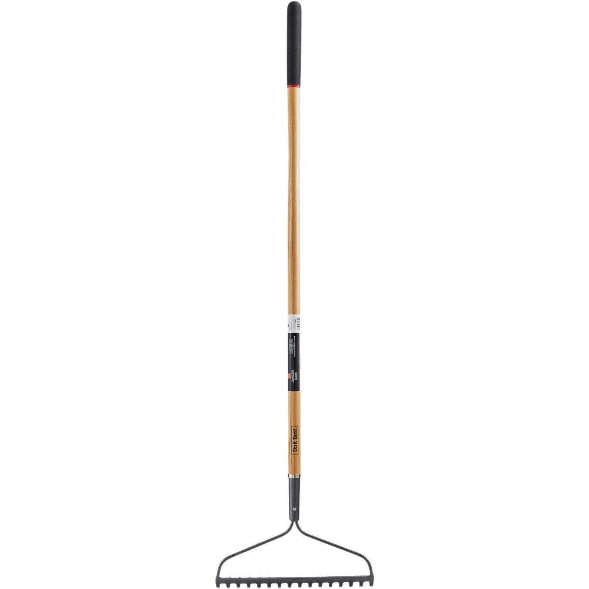 Do it Best 16.25 In. Steel Bow Garden Rake with Wood Handle (16-Tine) - photo 3
