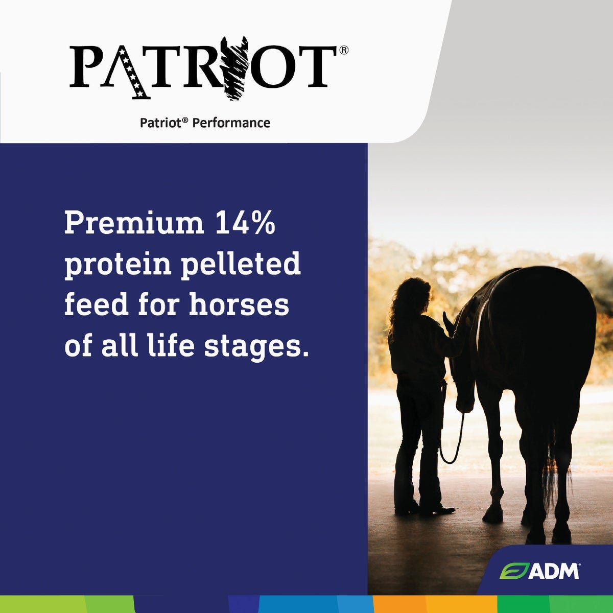 ADM Patriot 50 Lb. Performance Equine Feed - photo 6 ADM Patriot 50 Lb. Performance Equine Feed - photo 6
