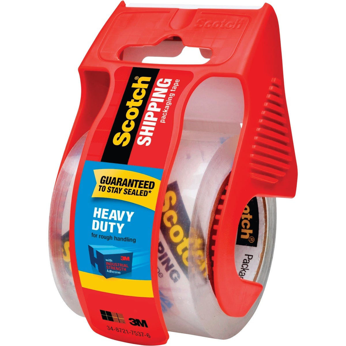 Scotch 1.88 In. x 22.2 Yd. Heavy Duty Shipping Packaging Tape with Dispenser Scotch 1.88 In. x 22.2 Yd. Heavy Duty Shipping Packaging Tape with Dispenser