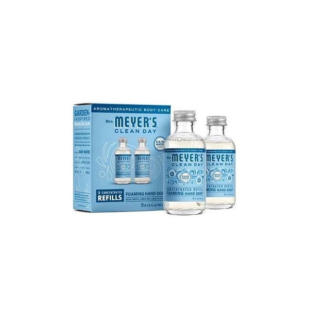 Mrs. Meyer's Clean Day 2-Pack Rain Water Scent Foaming Hand Soap Concentrated Refills Mrs. Meyer's Clean Day 2-Pack Rain Water Scent Foaming Hand Soap Concentrated Refills