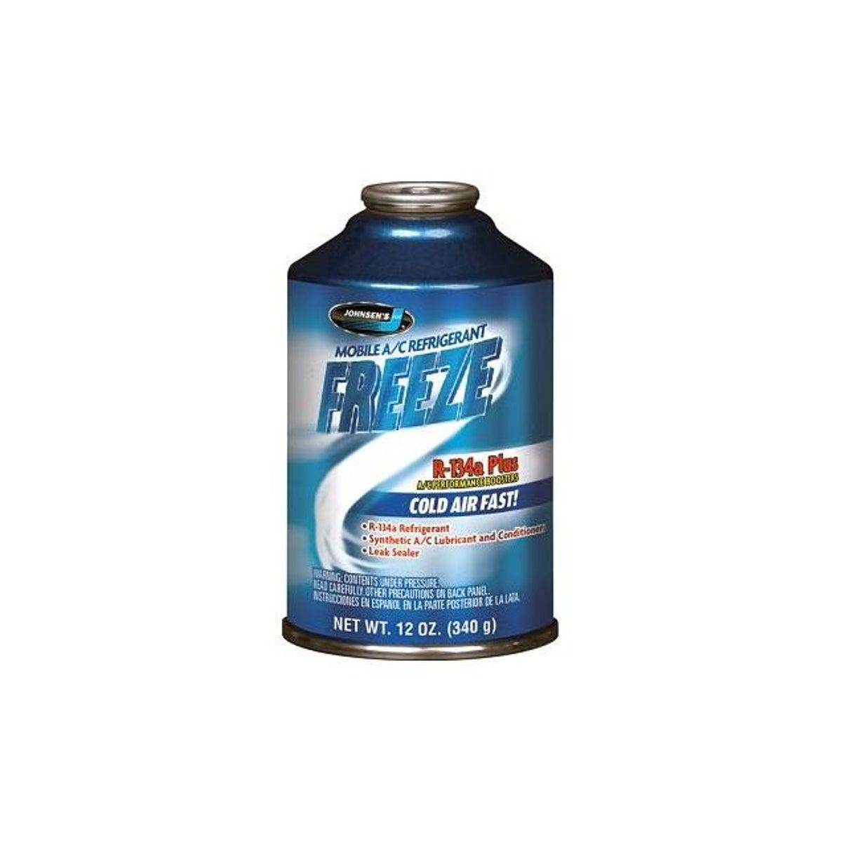 Johnsens 12 Oz. R134a Auto A/C Refrigerant With Boosters Johnsens 12 Oz. R134a Auto A/C Refrigerant With Boosters