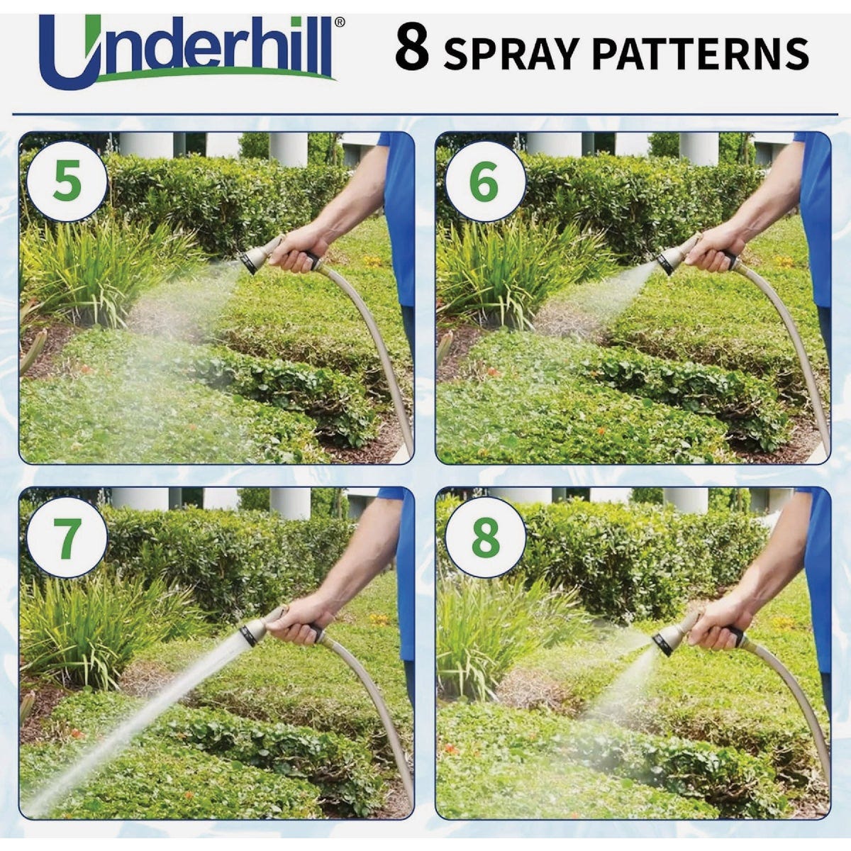 Underhill Pattern Master Gold Series Garden Water Hose Gun Nozzle Sprayer Head - photo 4 Underhill Pattern Master Gold Series Garden Water Hose Gun Nozzle Sprayer Head - photo 4
