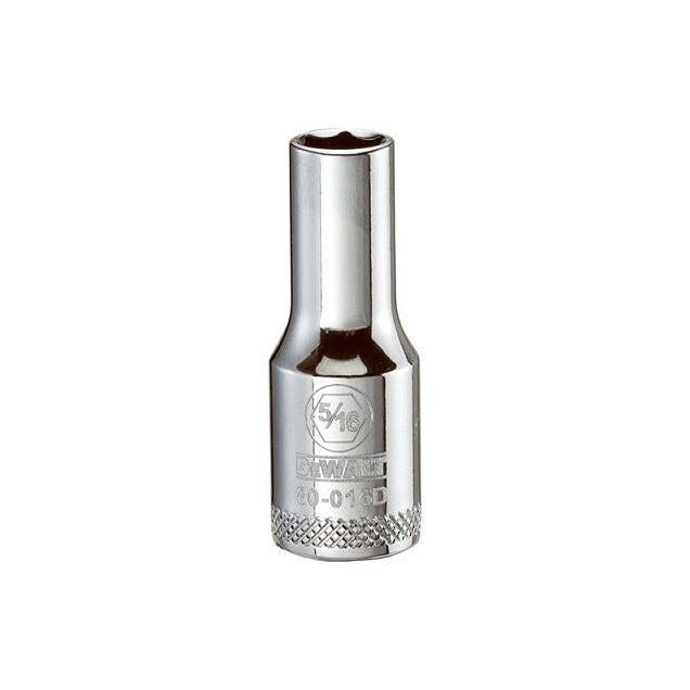 DeWalt 3/8 In. Drive 5/16 In. 6-Point Deep Standard Socket DeWalt 3/8 In. Drive 5/16 In. 6-Point Deep Standard Socket