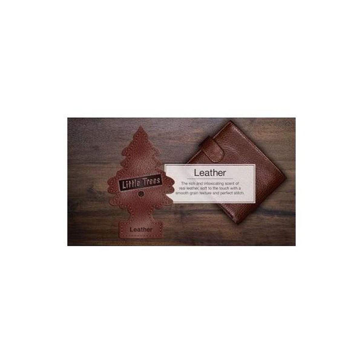 Little Trees Car Air Freshener, Leather (3-Pack) - photo 2