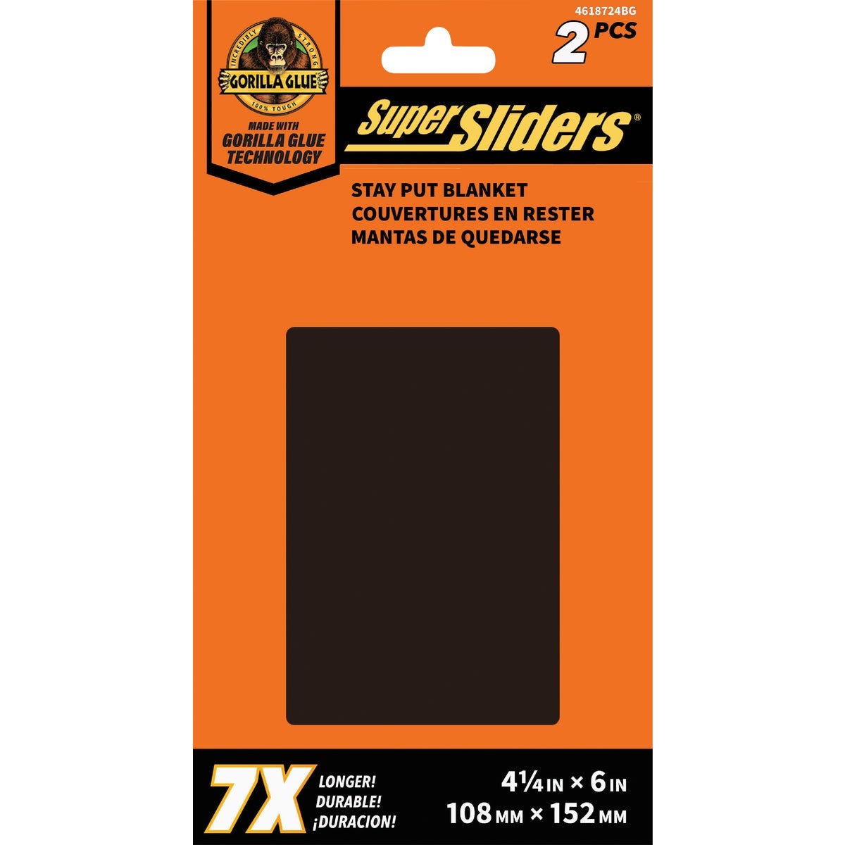 Super Sliders Gorilla Glue 4 1/2 In. x 6 In. Stay Put Blankets (2-Piece) Super Sliders Gorilla Glue 4 1/2 In. x 6 In. Stay Put Blankets (2-Piece)