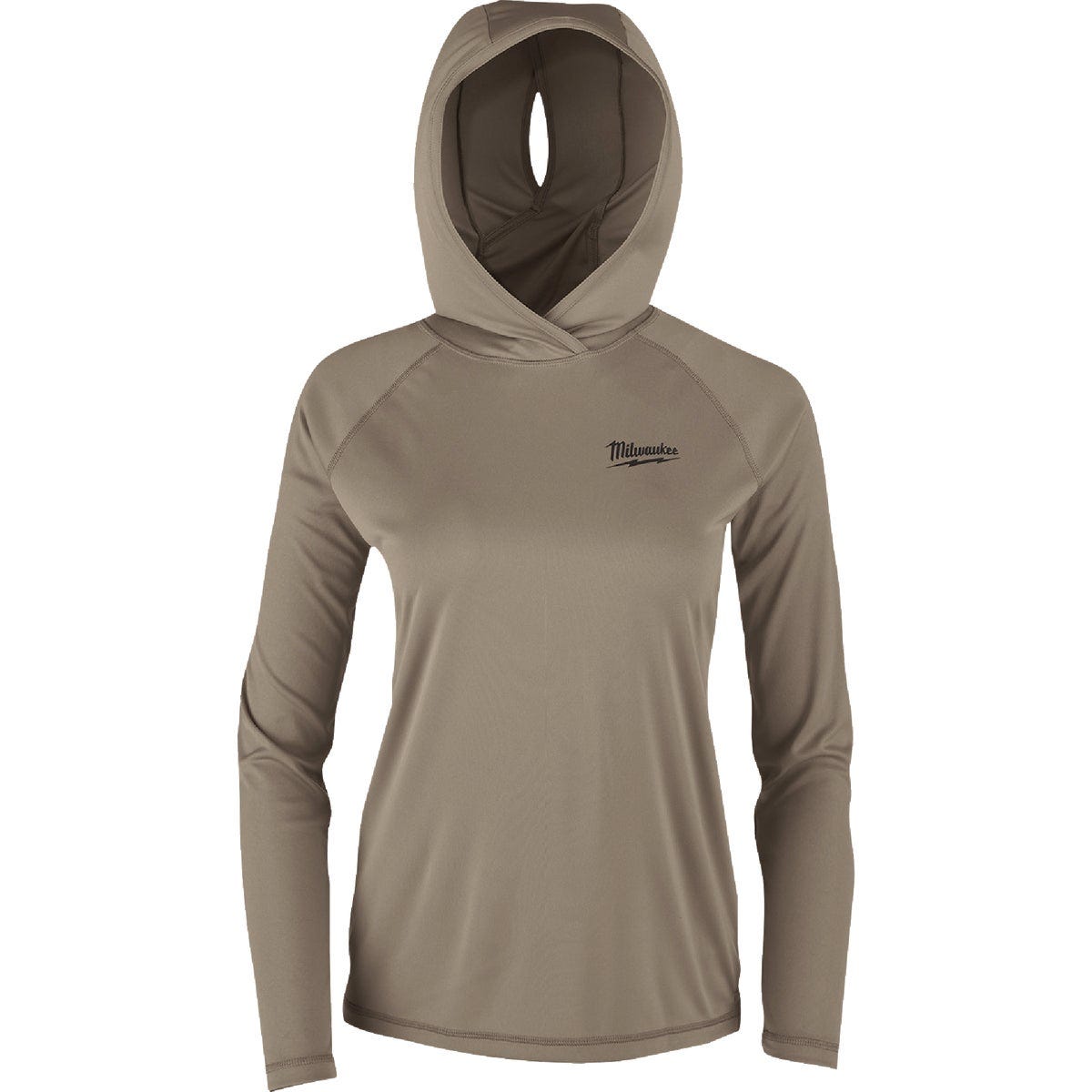 Milwaukee WORKSKIN Women's XL Sandstone Hooded Sun Shirt