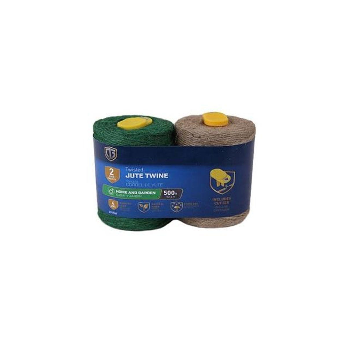 Richelieu 500 Ft. Jute Twine with Bonus Cutter (2-Pack) Richelieu 500 Ft. Jute Twine with Bonus Cutter (2-Pack)