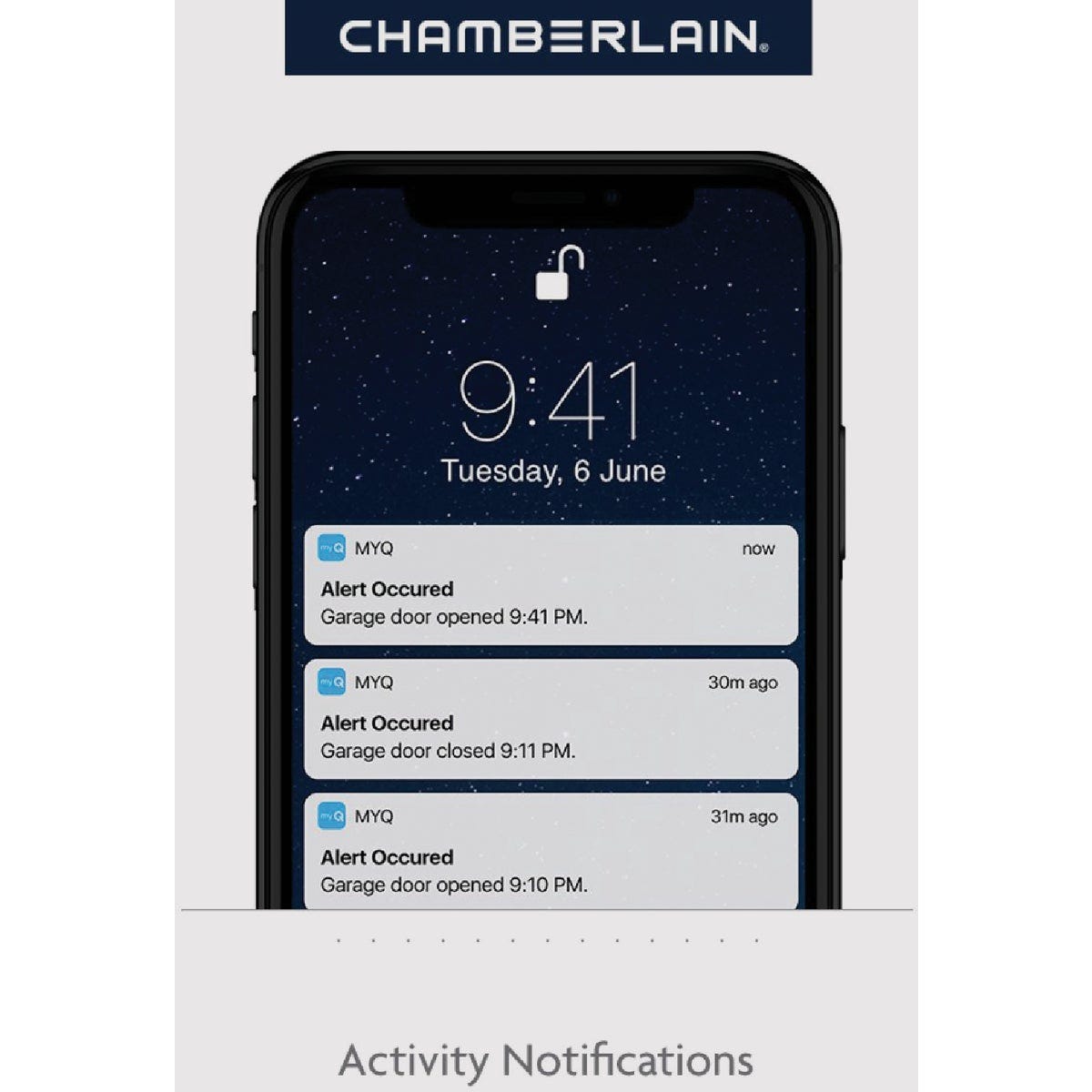 Chamberlain C2405 1/2 HP Smartphone-Controlled Durable Chain Drive Garage Door Opener with WiFi and MED Lifting Power - photo 7