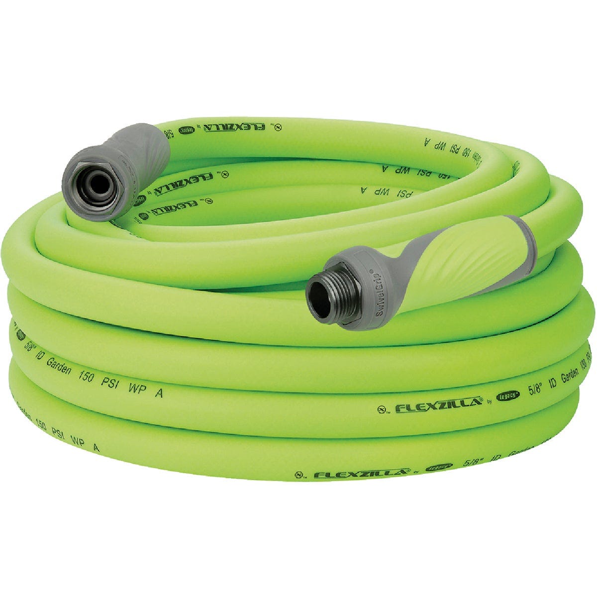 Flexzilla 5/8 In. Dia. x 50 Ft. Drinking Water Safe Garden Hose with SwivelGrip Connections Flexzilla 5/8 In. Dia. x 50 Ft. Drinking Water Safe Garden Hose with SwivelGrip Connections