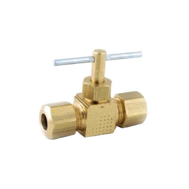 Anderson Metal 1/4 In. x 1/4 In. Compression Needle Valve Anderson Metal 1/4 In. x 1/4 In. Compression Needle Valve