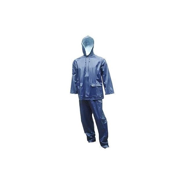 Tingley Tuff-Enuff Plus XL .25MM 2-Piece Navy PVC Rain Suit Tingley Tuff-Enuff Plus XL .25MM 2-Piece Navy PVC Rain Suit