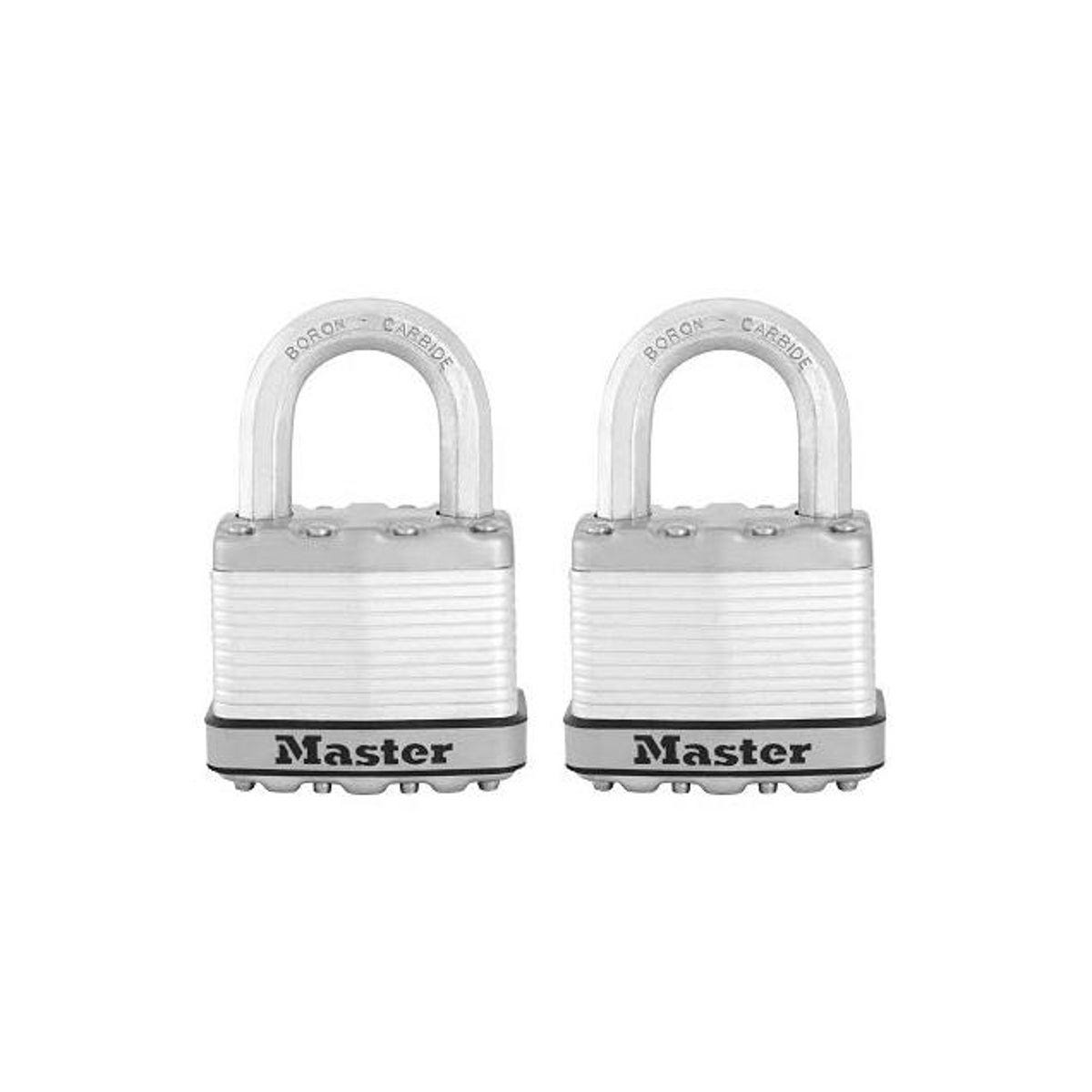 Master Lock Magum 2-In In. Laminated Keyed Padlock (2-Pack)