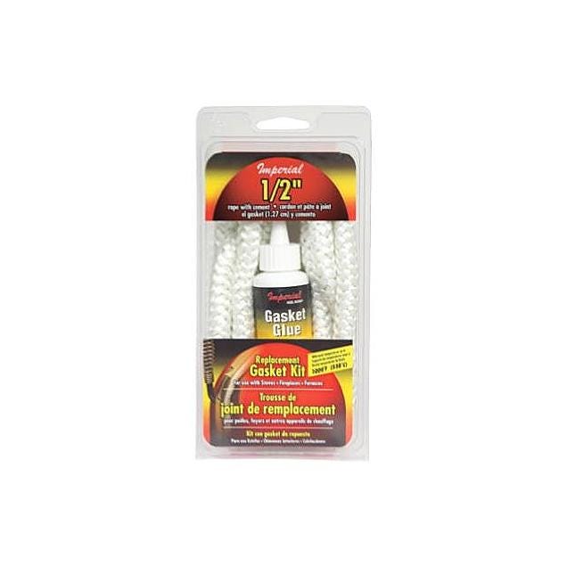 Imperial 1/2 In. x 6 Ft. Fiberglass Stove Gasket Rope
