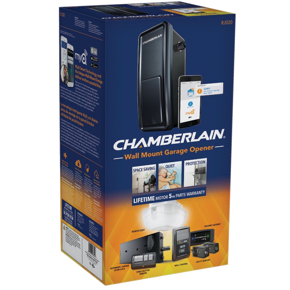 Chamberlain Wall Mounted Smartphone Controlled Ultra-Quiet Direct Drive Garage Door Opener - photo 2 Chamberlain Wall Mounted Smartphone Controlled Ultra-Quiet Direct Drive Garage Door Opener - photo 2