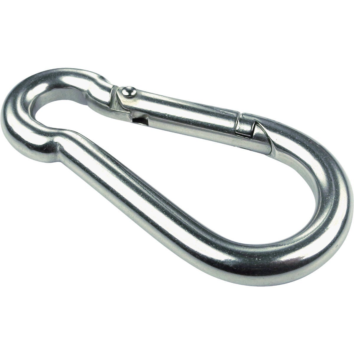 Seachoice 1/4 In. 240 Lb. Polished Stainless Steel Safety Spring Hook All Purpose Snap Seachoice 1/4 In. 240 Lb. Polished Stainless Steel Safety Spring Hook All Purpose Snap