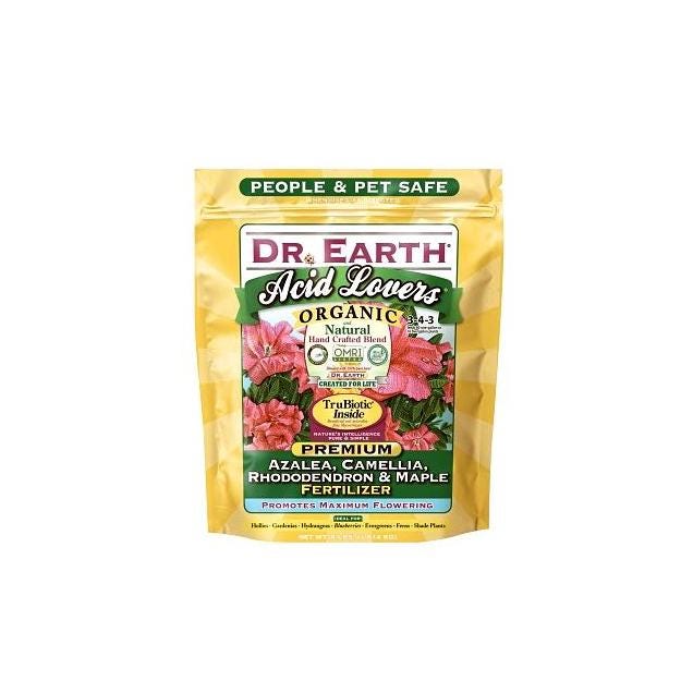 Dr. Earth 4 Lb. 3-4-3 Organic Acid Lovers Azalea, Camellia & Rhododendron Fertilizer