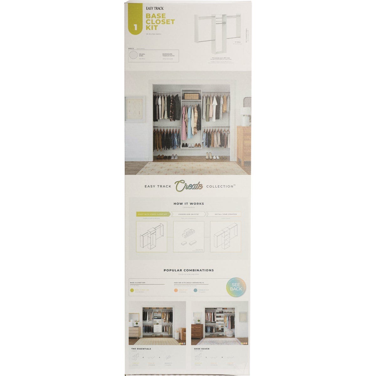 Easy Track Create Collection Wood Laminate Closet Kit - photo 2