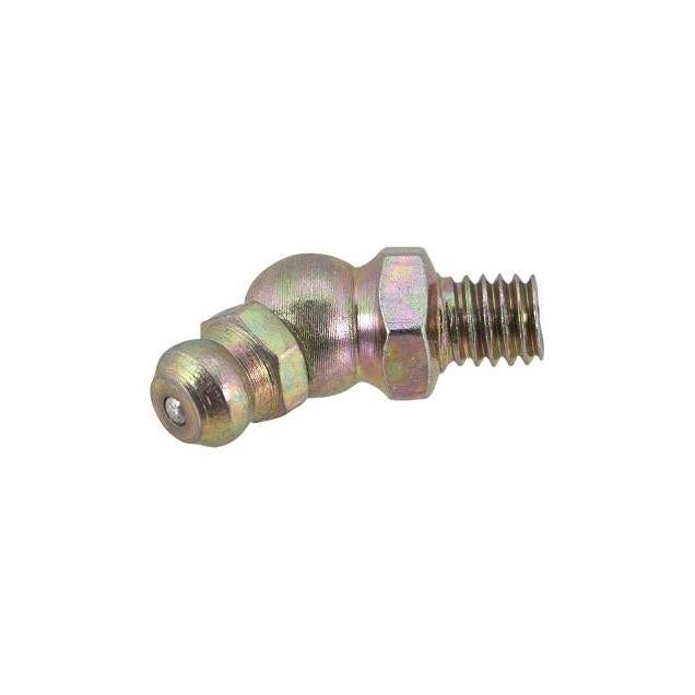 Performance Tool 45-Degree 6mm x 1 Grease Fitting (10-Pack) Performance Tool 45-Degree 6mm x 1 Grease Fitting (10-Pack)