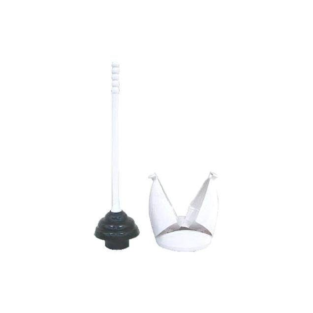 Master Plumber Plastic Toilet Plunger With Holder Master Plumber Plastic Toilet Plunger With Holder