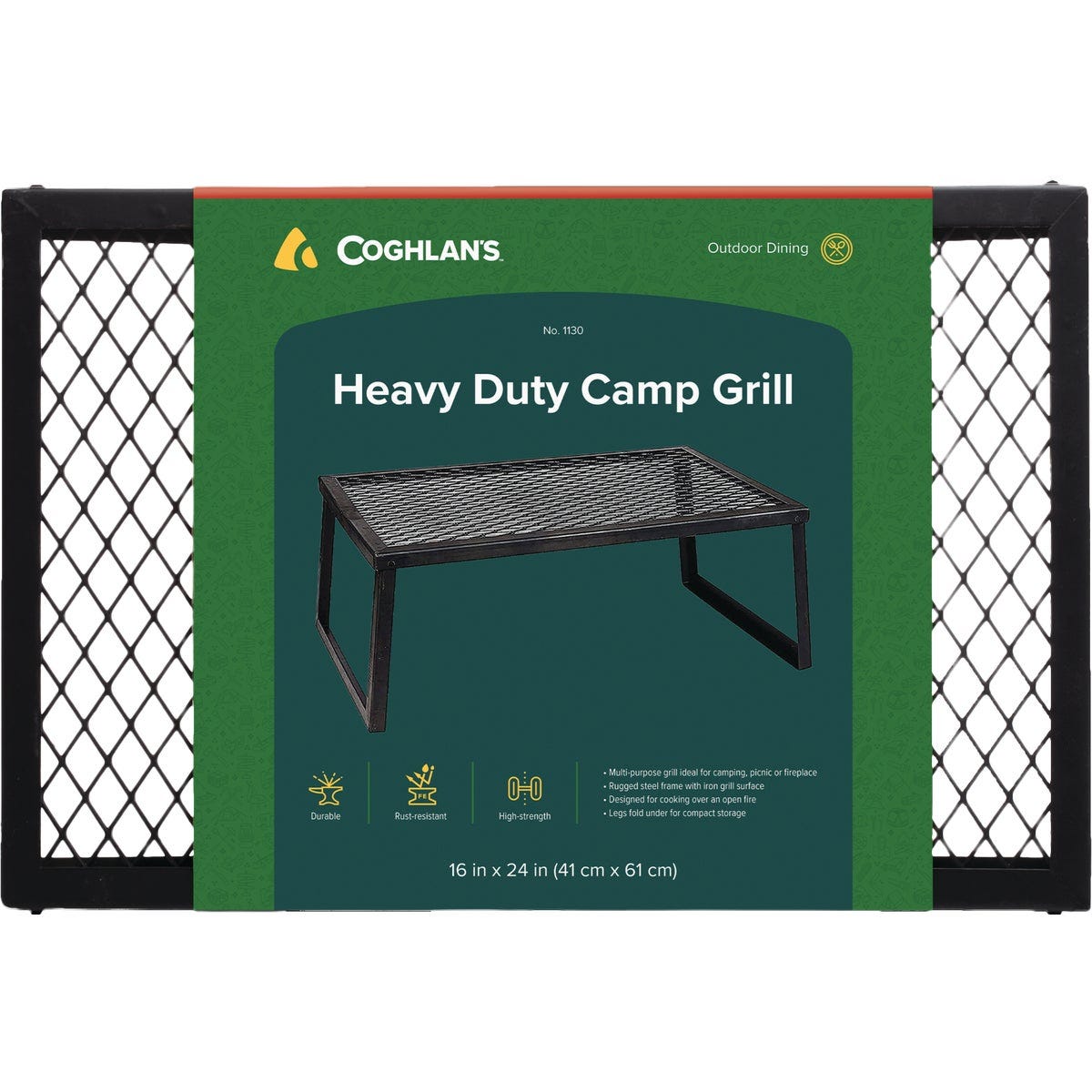 Coghlans 16 In. x 24 In. Heavy-Duty Camp Grill Coghlans 16 In. x 24 In. Heavy-Duty Camp Grill