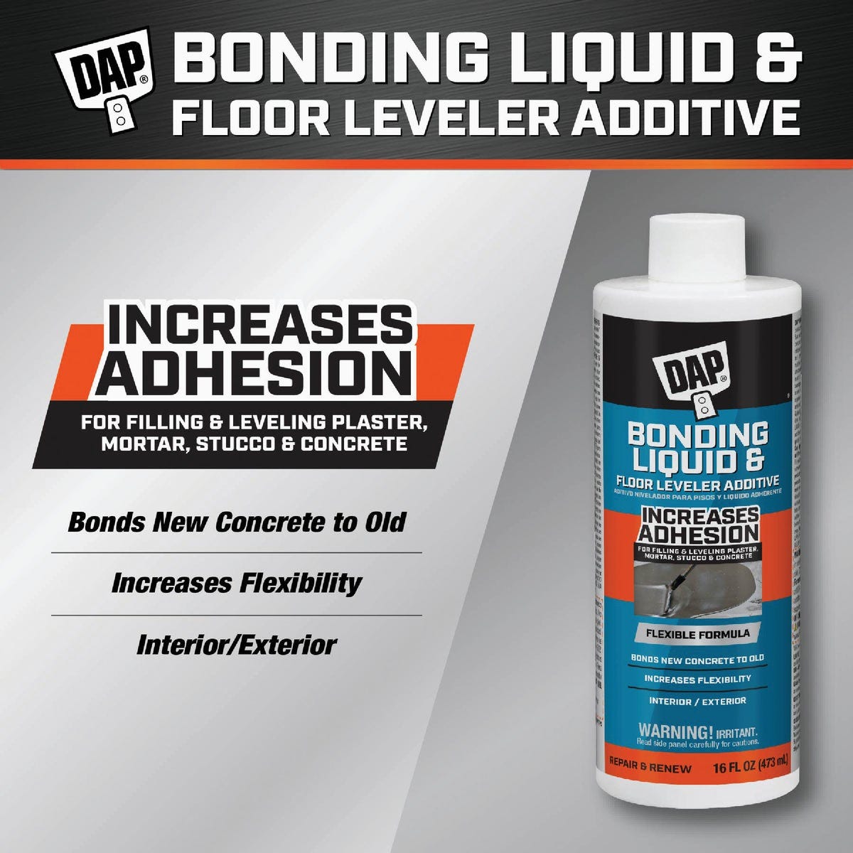 Dap 1 Pt. Bonding Liquid & Floor Leveler Additive, White - photo 2