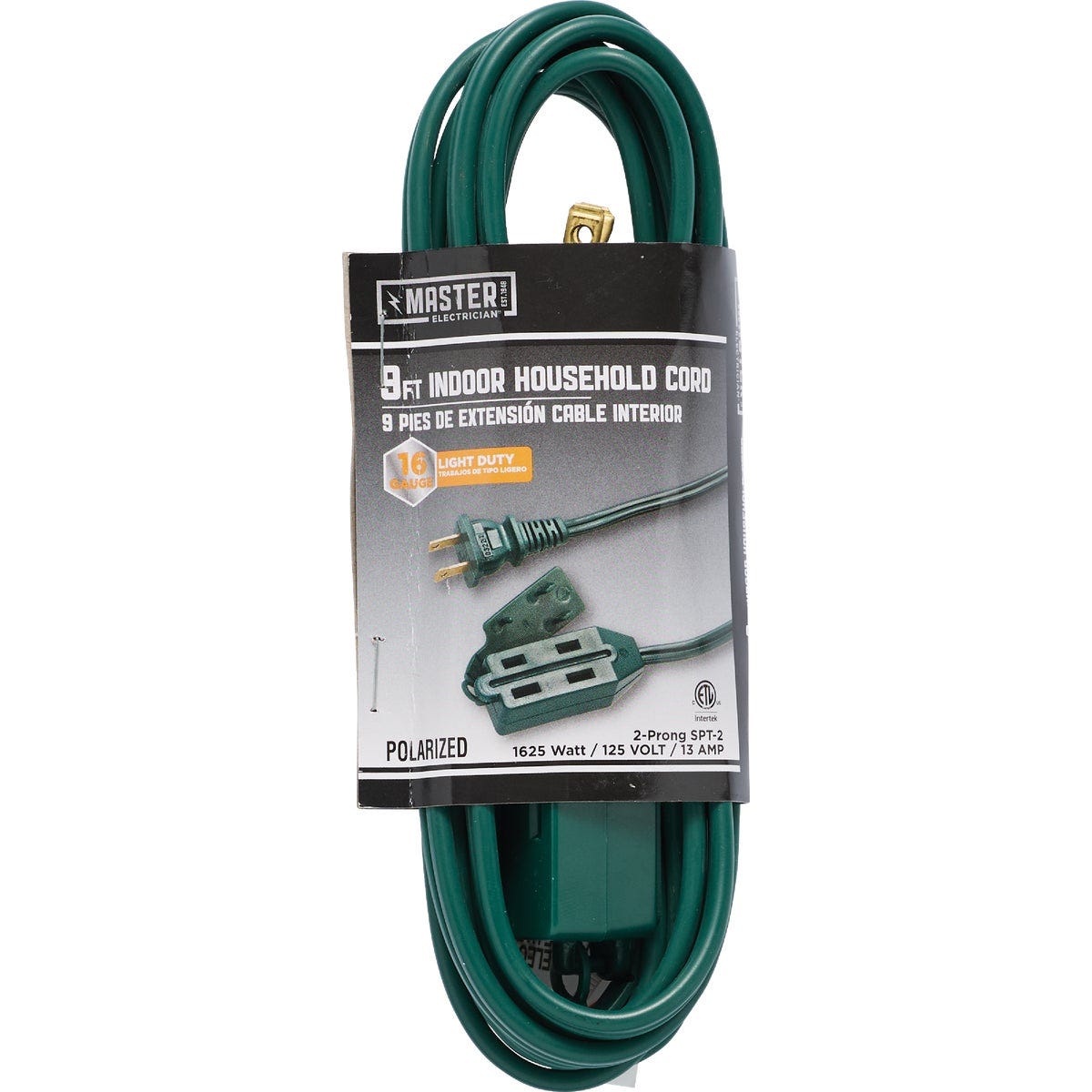 Do it 9 Ft. 16/2 Green Cube Tap Extension Cord