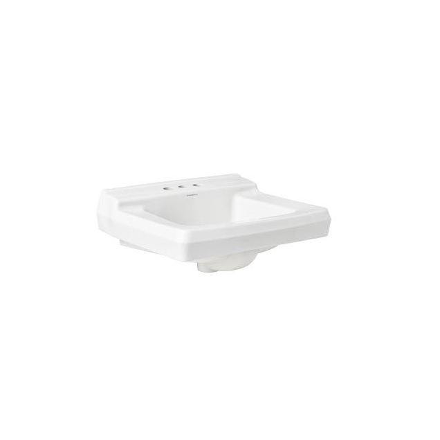 Mansfield 20-1/2 In. x 17-5/8 In. Wall Mount White Vitreous China Commercial Lavatory Sink - photo 2