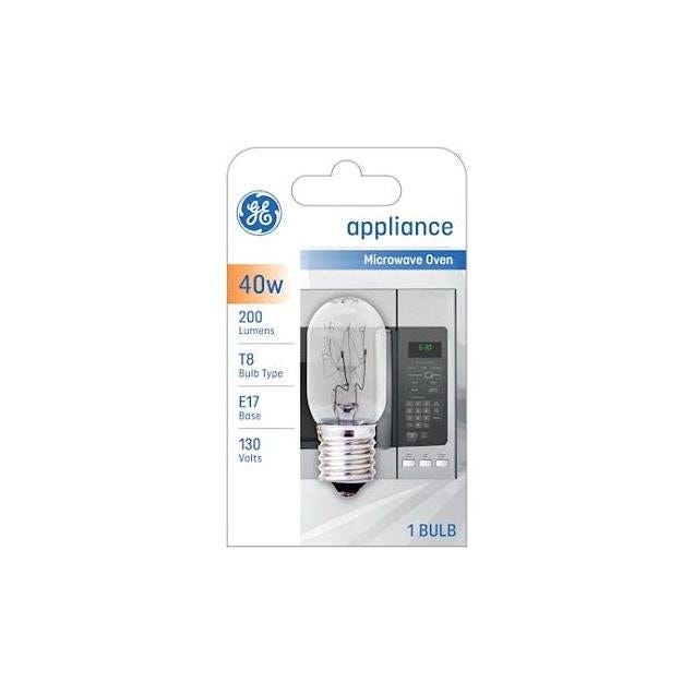 GE 40W Soft White Clear T8 Shape Intermediate Base Dimmable Microwave Light Bulb GE 40W Soft White Clear T8 Shape Intermediate Base Dimmable Microwave Light Bulb