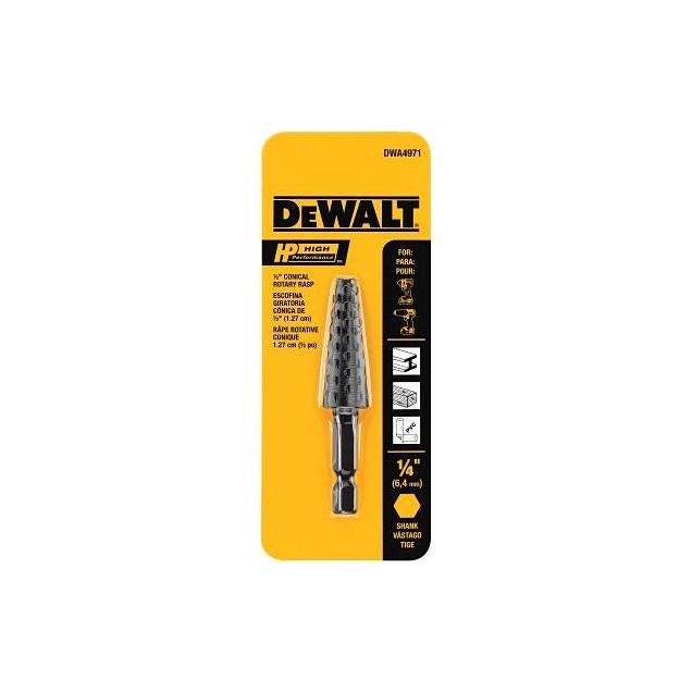 DeWalt 1/2 In. Conical Rotary Tool Rasp File