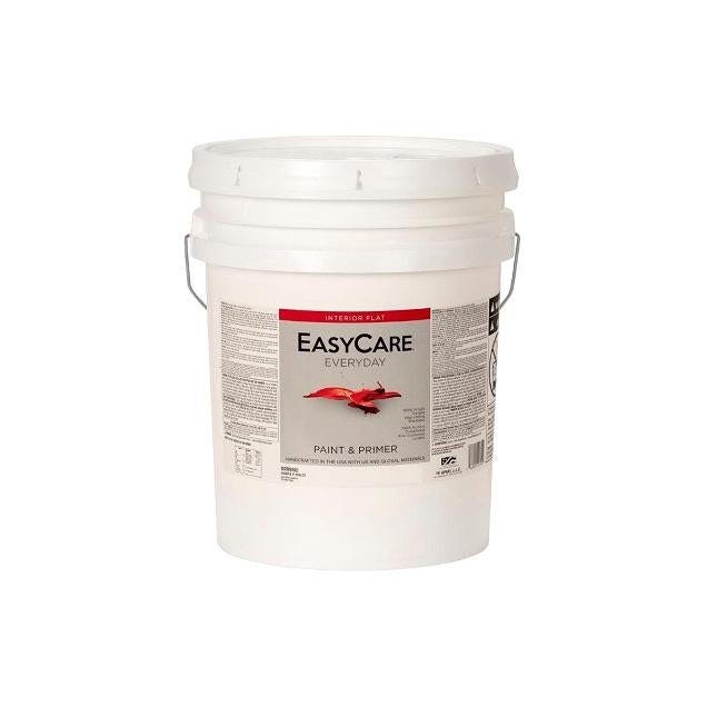 EasyCare Everyday 5 Gal. Flat White Acrylic Interior Paint EasyCare Everyday 5 Gal. Flat White Acrylic Interior Paint