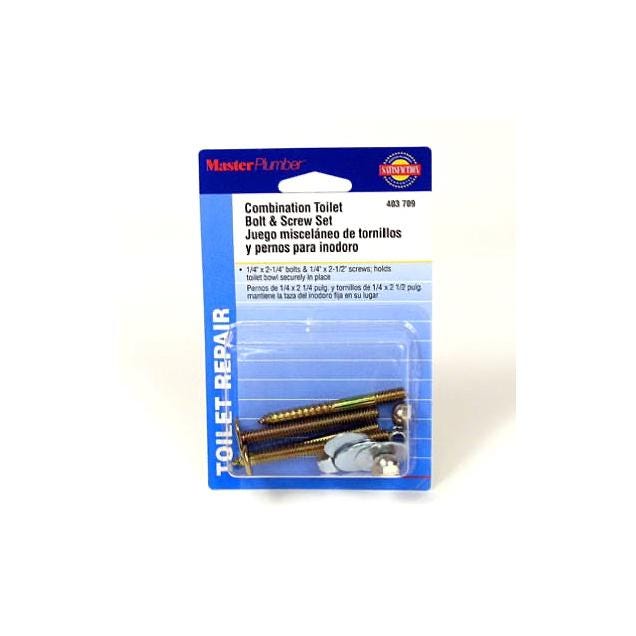 Master Plumber Toilet Bolt/Screw Set