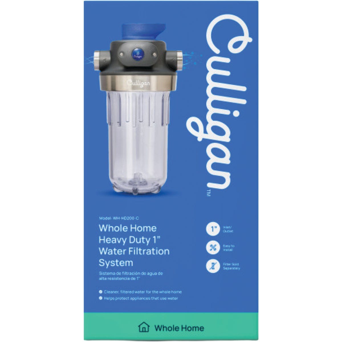 Culligan 1 In. Whole House Heavy Duty Water Filter System for WH-HD200-C Culligan 1 In. Whole House Heavy Duty Water Filter System for WH-HD200-C