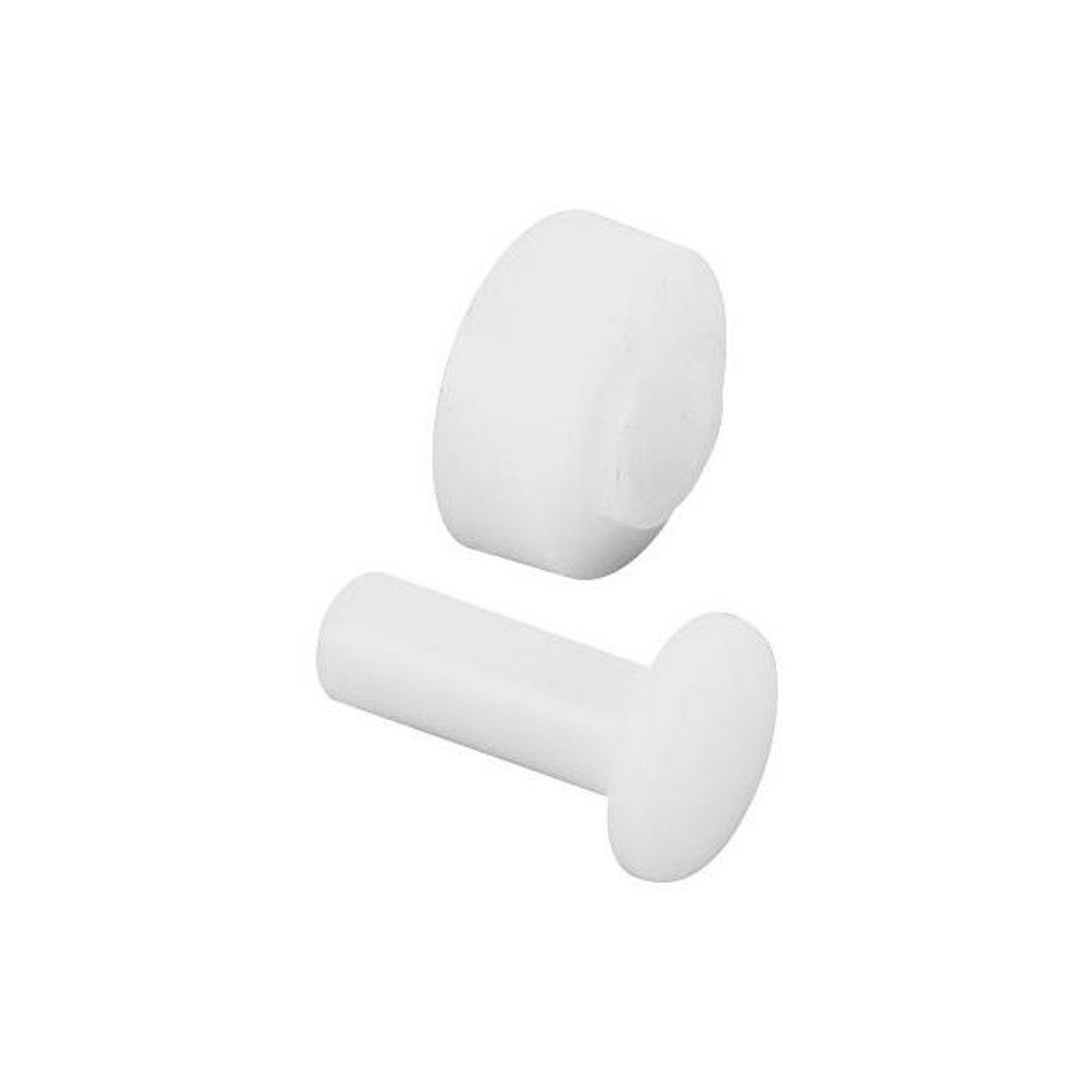 Prime-Line 7/16 In. Flat Nylon Sliding Window Roller with Axle Pins (4-Pack)