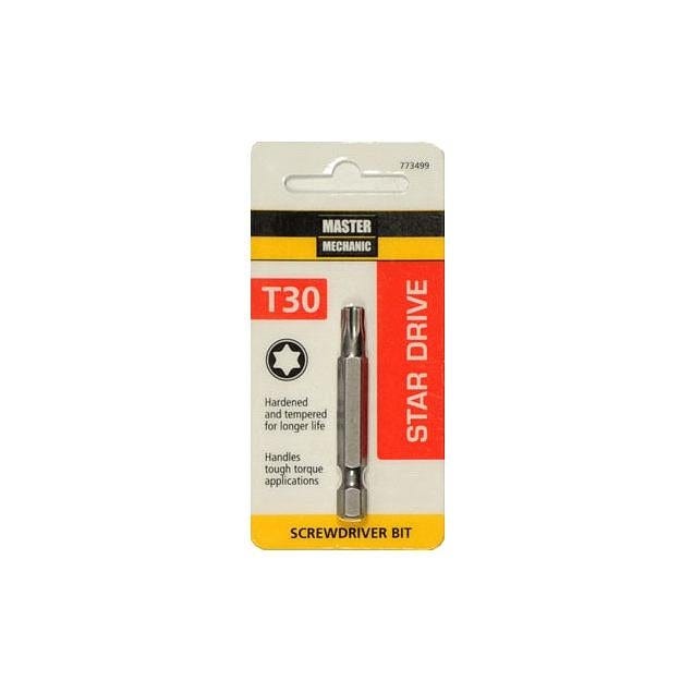 Master Mechanic 2 In. Torx T30 Screwdriver Bit