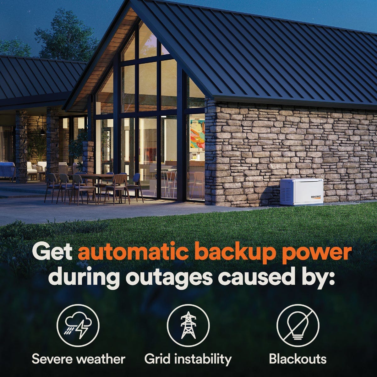 Generac Guardian WiFi 14,000W Natural Gas/LP Home Standby Generator with 200A Automatic Transfer Switch - photo 4